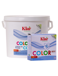 KLAR Color Waschmittelpulver ohne Duft in verschiedenen Gr&ouml;&szlig;engebinden Basis Compact Color