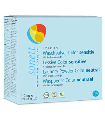 SONETT Waschmittel Pulver Color 1,2 kg sensitiv
