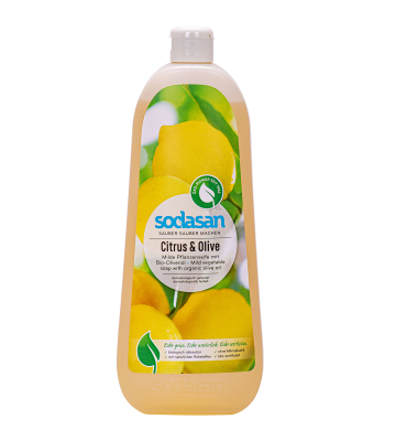 SODASAN Fl&uuml;ssigseife Liquid Citrus-Olive 1 Liter Pflanzenseife