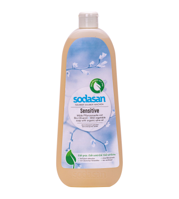 SODASAN Fl&uuml;ssigseife Liquid Sensitive 1 Liter Pflanzenseife