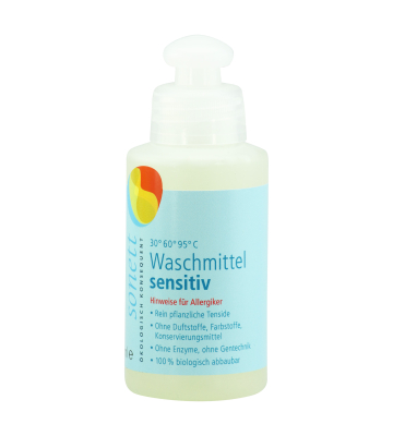 SONETT Waschmittel fl&uuml;ssig sensitiv 120 ml Probiergr&ouml;&szlig;e