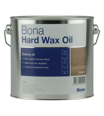 BONA Hardwax Oil extramatt 2,5 Liter für Holzböden im Innenbereich