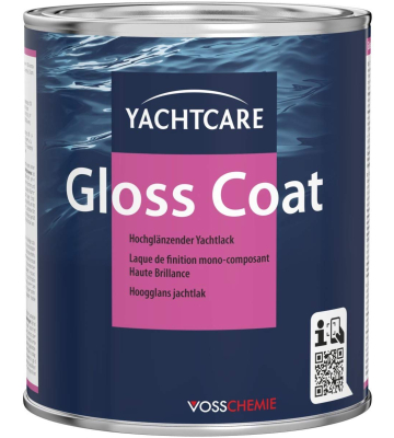 YachtCare Gloss Coat 750 ml navyblau hochgl&auml;nzender Yachtlack