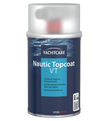 YACHTCARE Nautic Topcoat VT inkl. H&auml;rter 1000 g - Schlusslack wei&szlig;