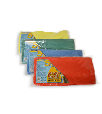 INNOTEC Clean and Shine Towels rot Poliertuch 5 Stck Packung