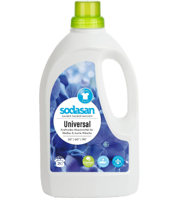 SODASAN Universal Waschmittel Limette 6 x 1,5 Liter