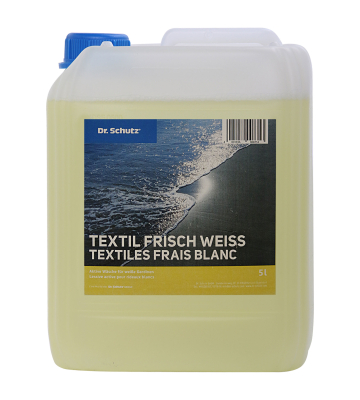 Dr. Schutz Textil Frisch weiss 5 Liter (Waschmittel f&uuml;r wei&szlig;e Textilien)