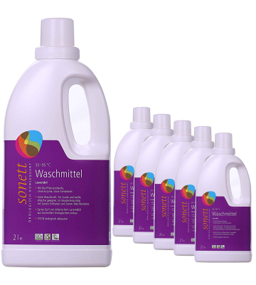 SONETT Waschmittel flüssig Lavendel 6 x 2 Liter