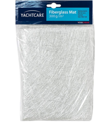 YACHTCARE Fiberglas Mat 300 g Glasmatte (5 m&sup2; Inhalt) Glasfasermatte