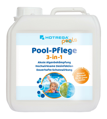 HOTREGA Pool-Pflege 3-in-1 Algenbek&auml;mpfung 2 Liter
