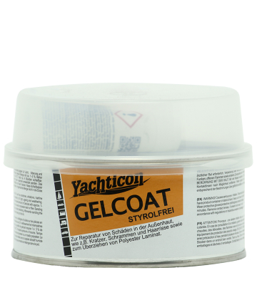 YACHTICON Gelcoat Spachtel styrolfrei 250 g RAL 9001 cremeweiß