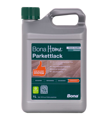 BONA Home Parkettlack Classic 1 Liter gl&auml;nzend