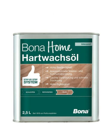 Bona Home Hartwachs&ouml;l 2,5 Liter gl&auml;nzend