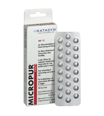 KATADYN Micropur Forte MF 1T - 100 Tabletten (4 x 25 Tabletten)