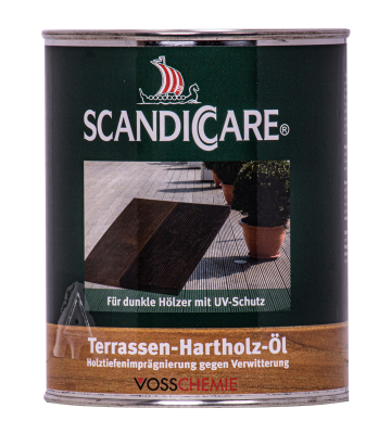 SC SCANDICCARE Terrassen Hartholz Öl 1 Liter
