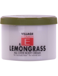 VILLAGE Vitamin E Bodycream Lemongrass 500ml...