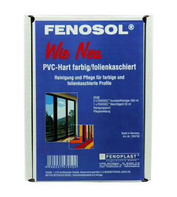 FENOPLAST Fenosol WIE NEU PVC-Hart farbig/folienkaschiert Fensterpflegeset