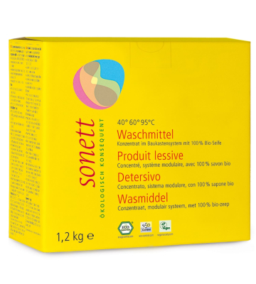 SONETT Waschmittel Pulver Konzentrat 1,2 kg - 40&deg;60&deg;95&deg;