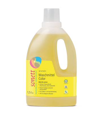 SONETT Waschmittel color Mint & Lemon flüssig 1,5 Liter
