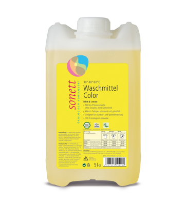 SONETT Waschmittel color Mint & Lemon flüssig 5 Liter