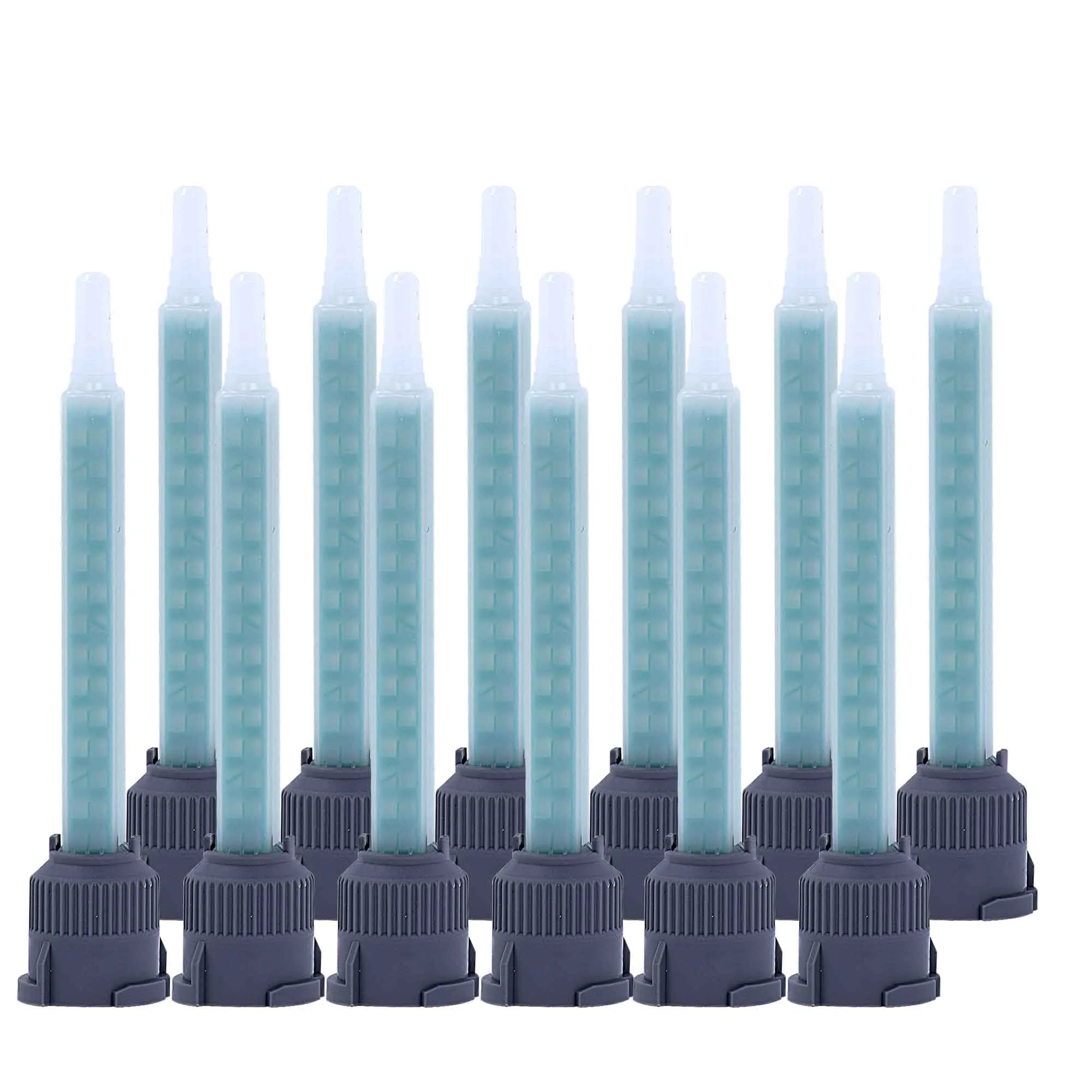 Mixing Nozzle, 12 pack, Dual Cartridge, Static Mixer, Epoxy Mixing Nozzle