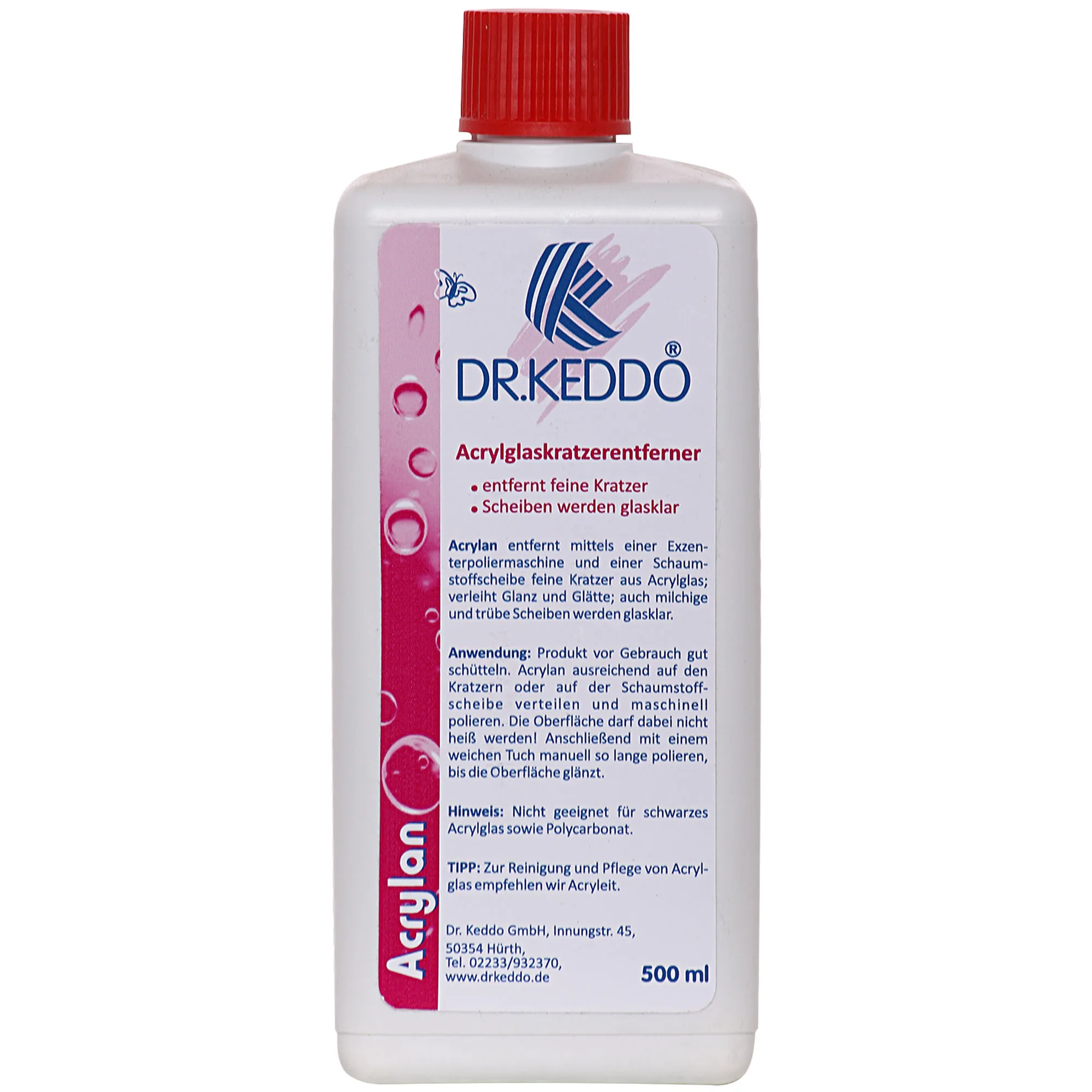 DR. KEDDO Acrylan Acrylglaskratzerentferner 500ml