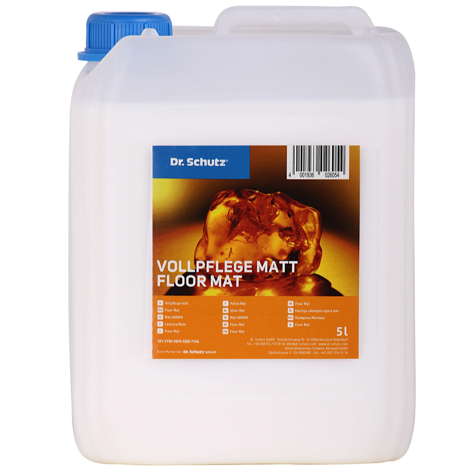 DR. SCHUTZ Vollpflege matt 5 Liter für 100m²