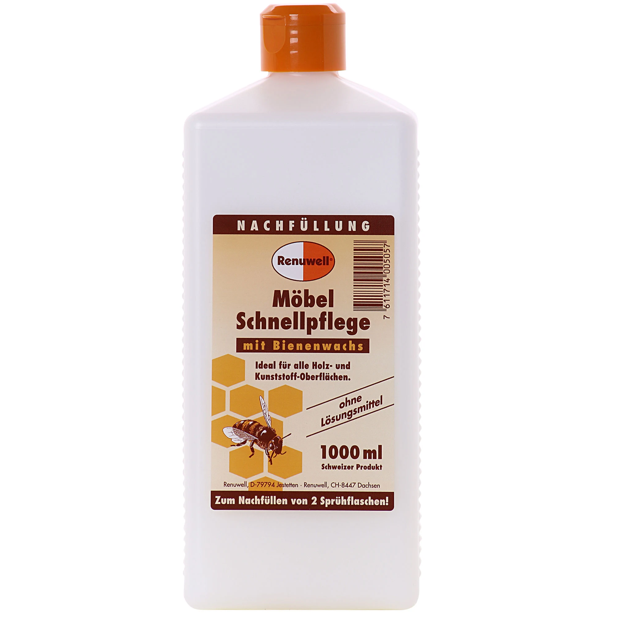 Wood Furniture Polish 1 Liter, Wood Cleaner, Furniture Quick Clean, for All Wood Types