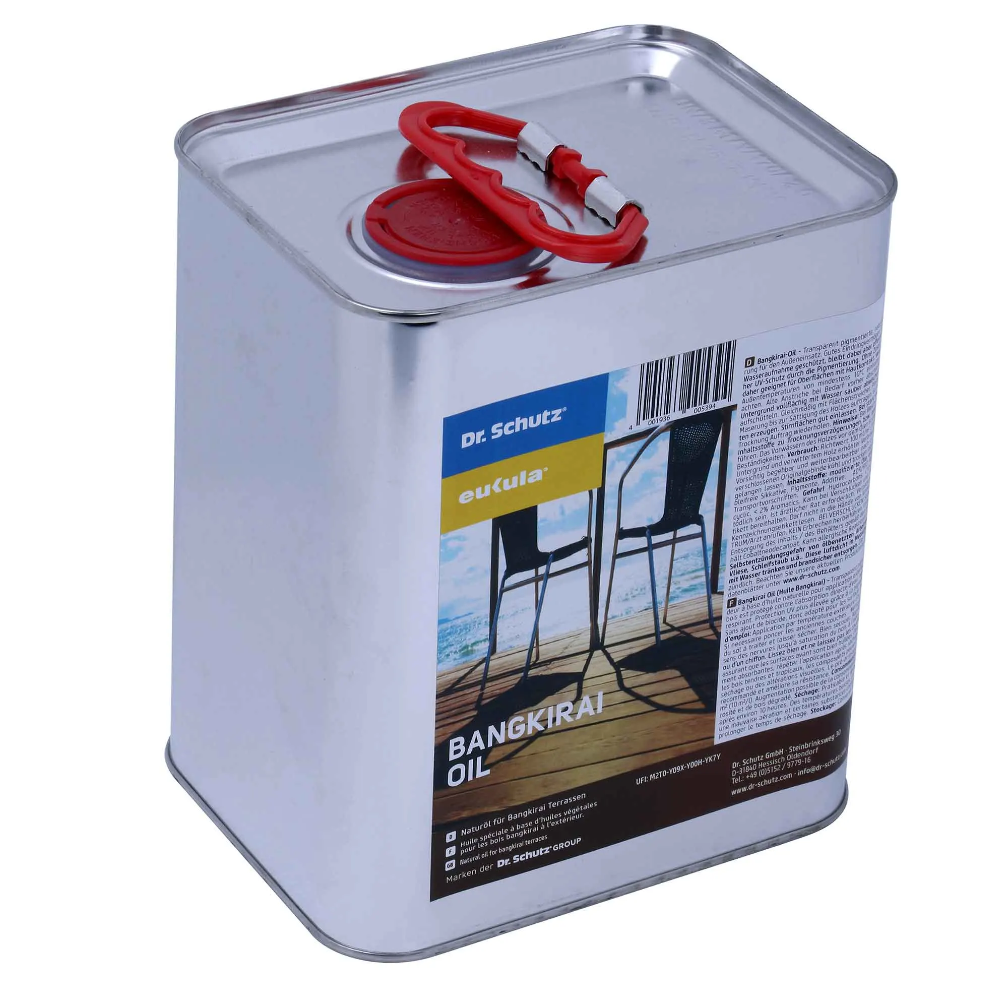 Decking Oil, Wood Oil, 2.5 Liter, Hardwood Oil, Outdoor Wood Oil