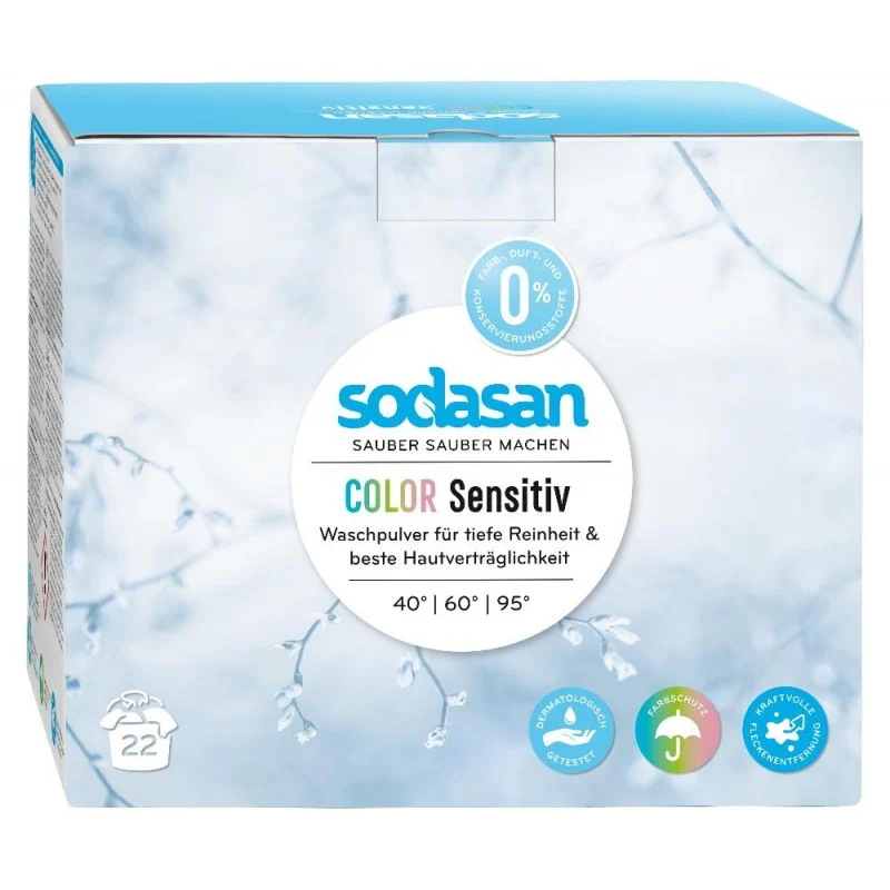 SODASAN Comfort SENSITIV Waschpulver in verschiedenen Größengebinden