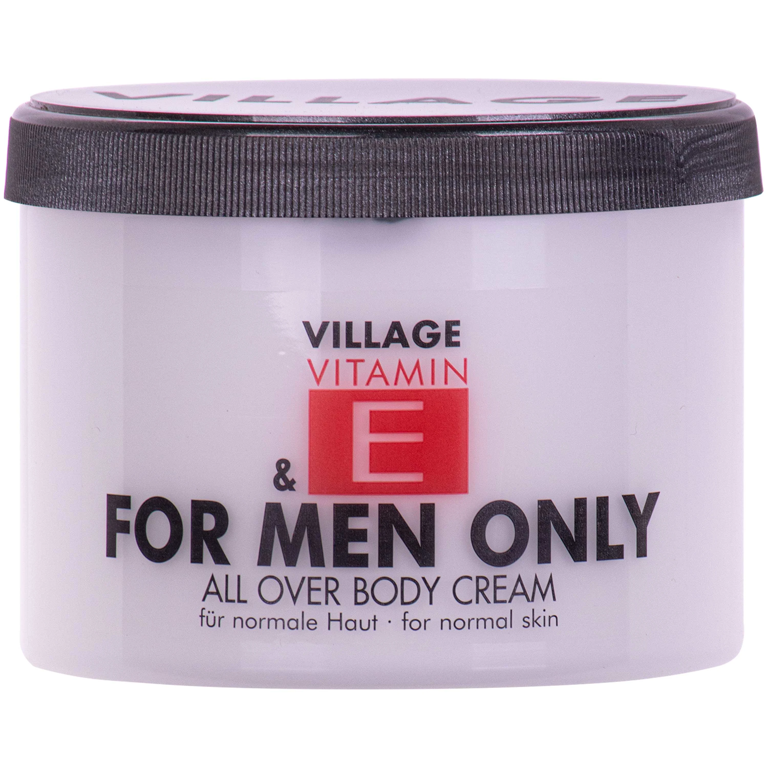 VILLAGE Vitamin E Bodycream For Men Only 500ml Körperlotion