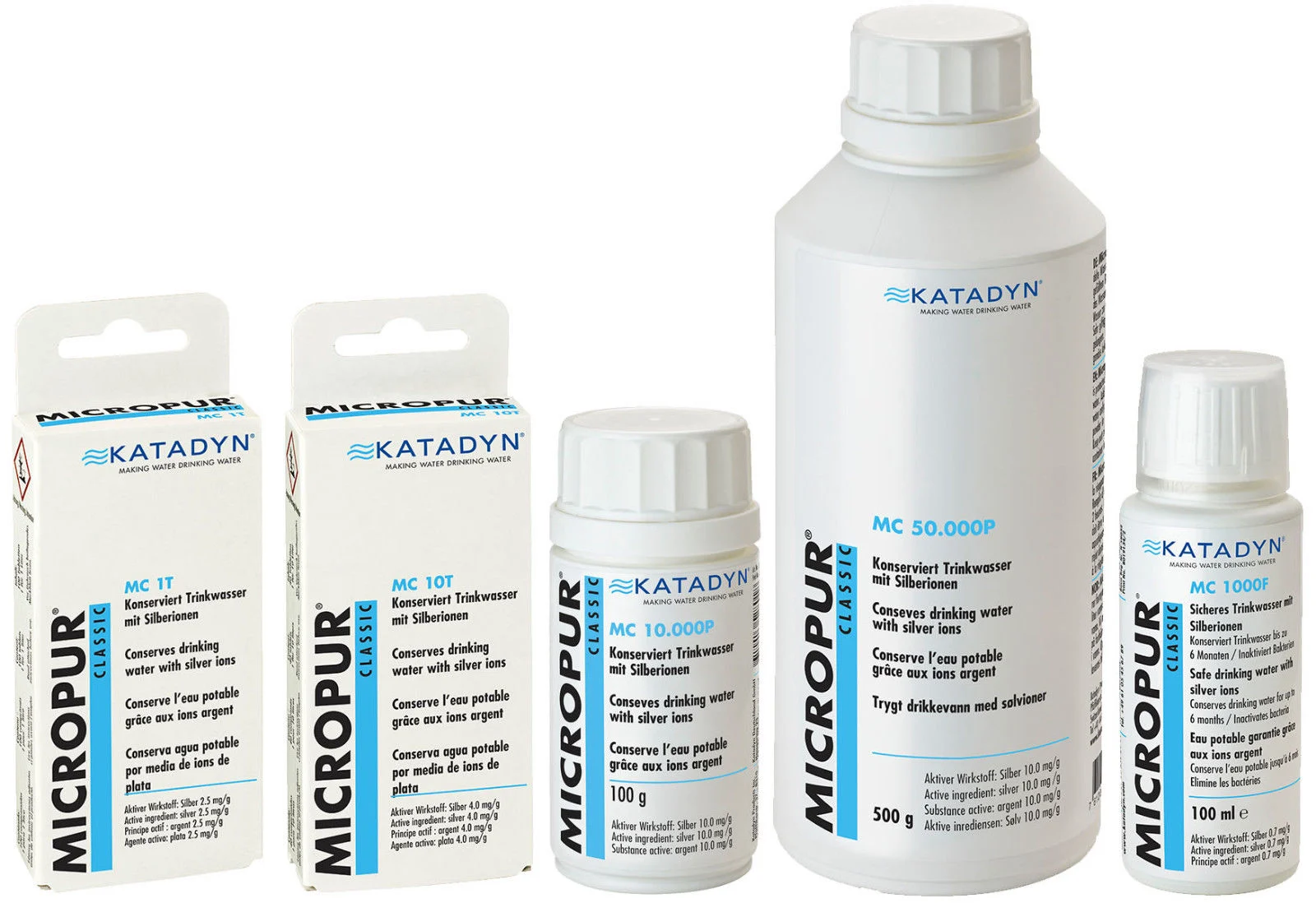 Water Purification Tablets, Micropur Classic MC, Water Treatment Tablets, Water Disinfectant Tablets