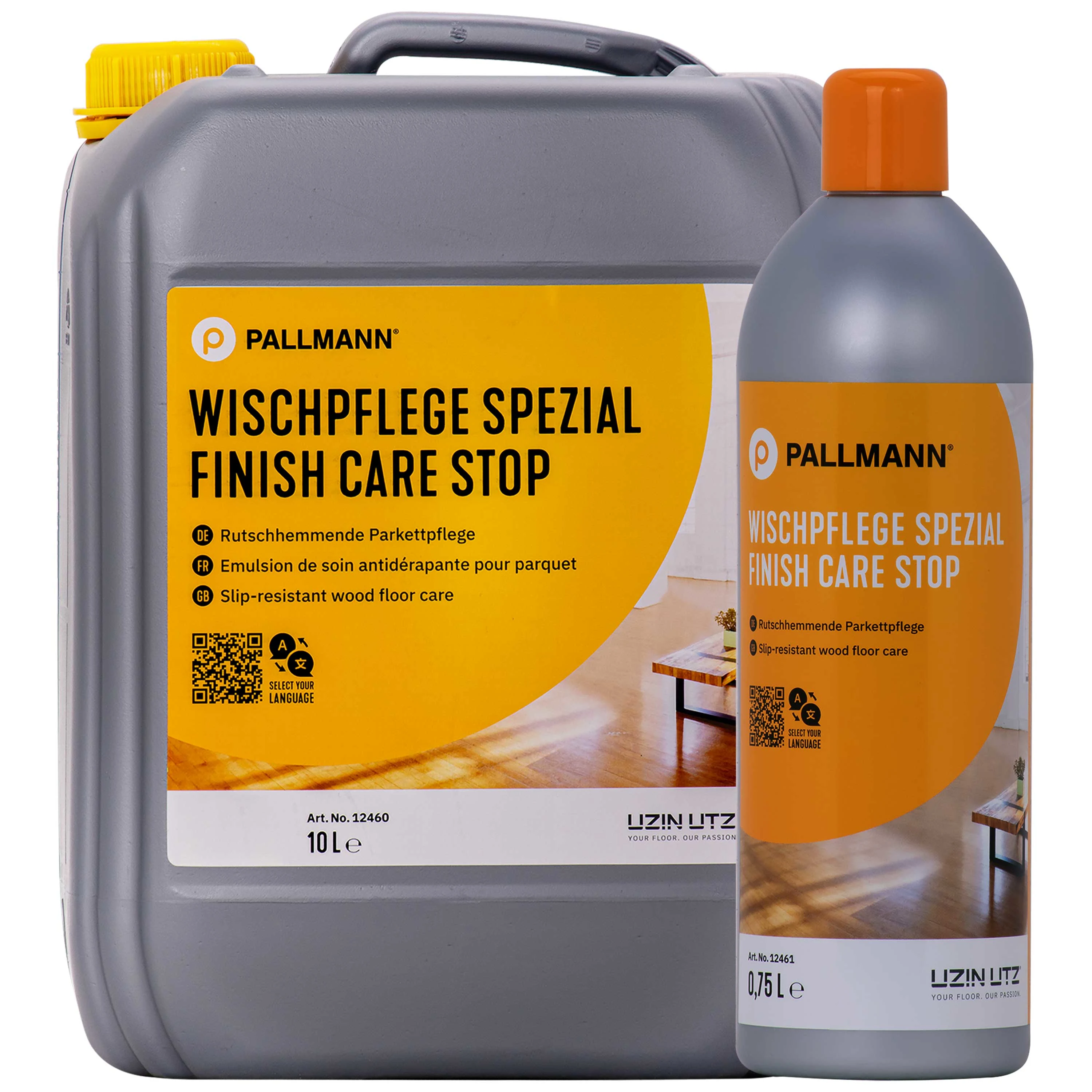 PALLMANN Wischpflege Spezial Finish Care Stop Spezial rutschhemmend in verschiedenen Größengebinden