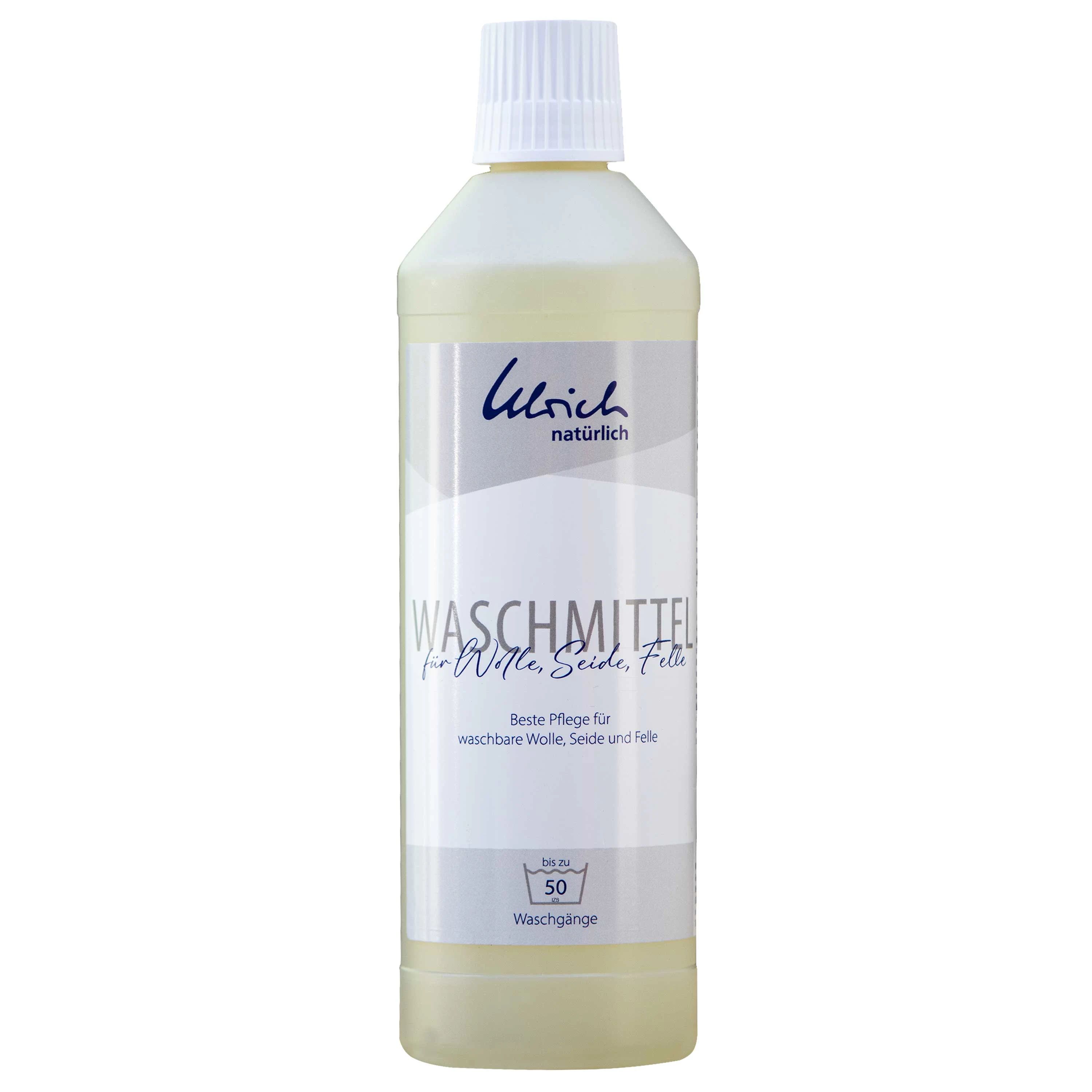 ULRICH natürlich Waschmittel für Wolle, Seide und Felle 500 ml flüssig mit Lanolin