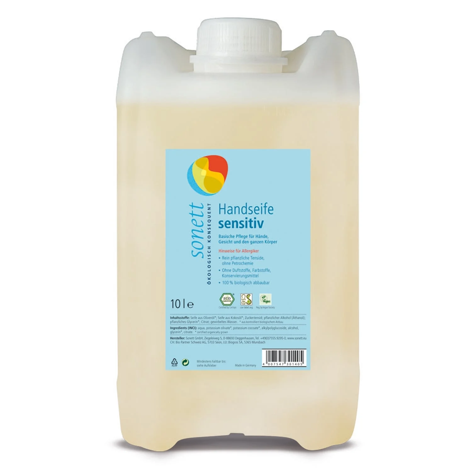 SONETT Handseife sensitiv 10 Liter