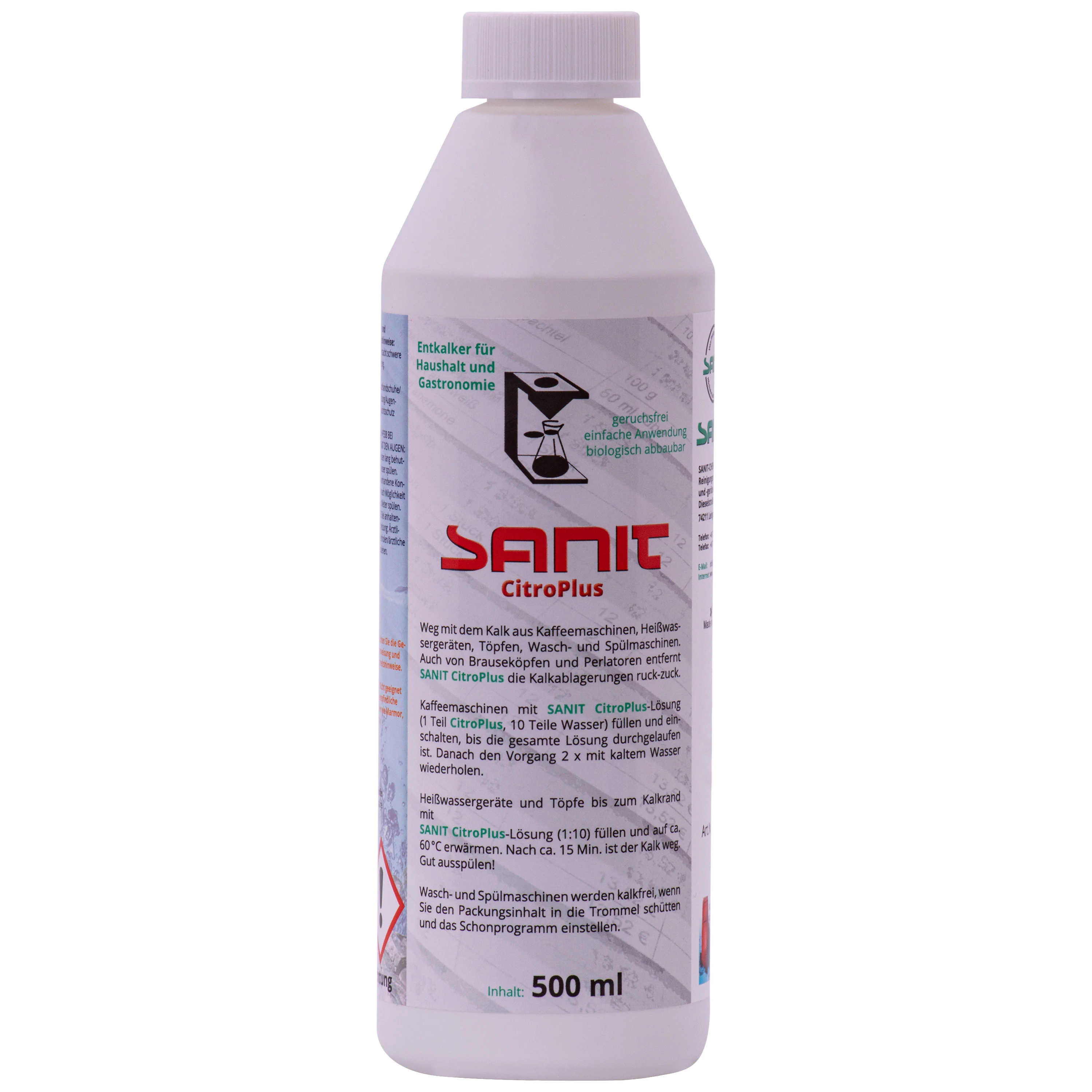 SANIT Citro Plus 500 ml Kalklöser