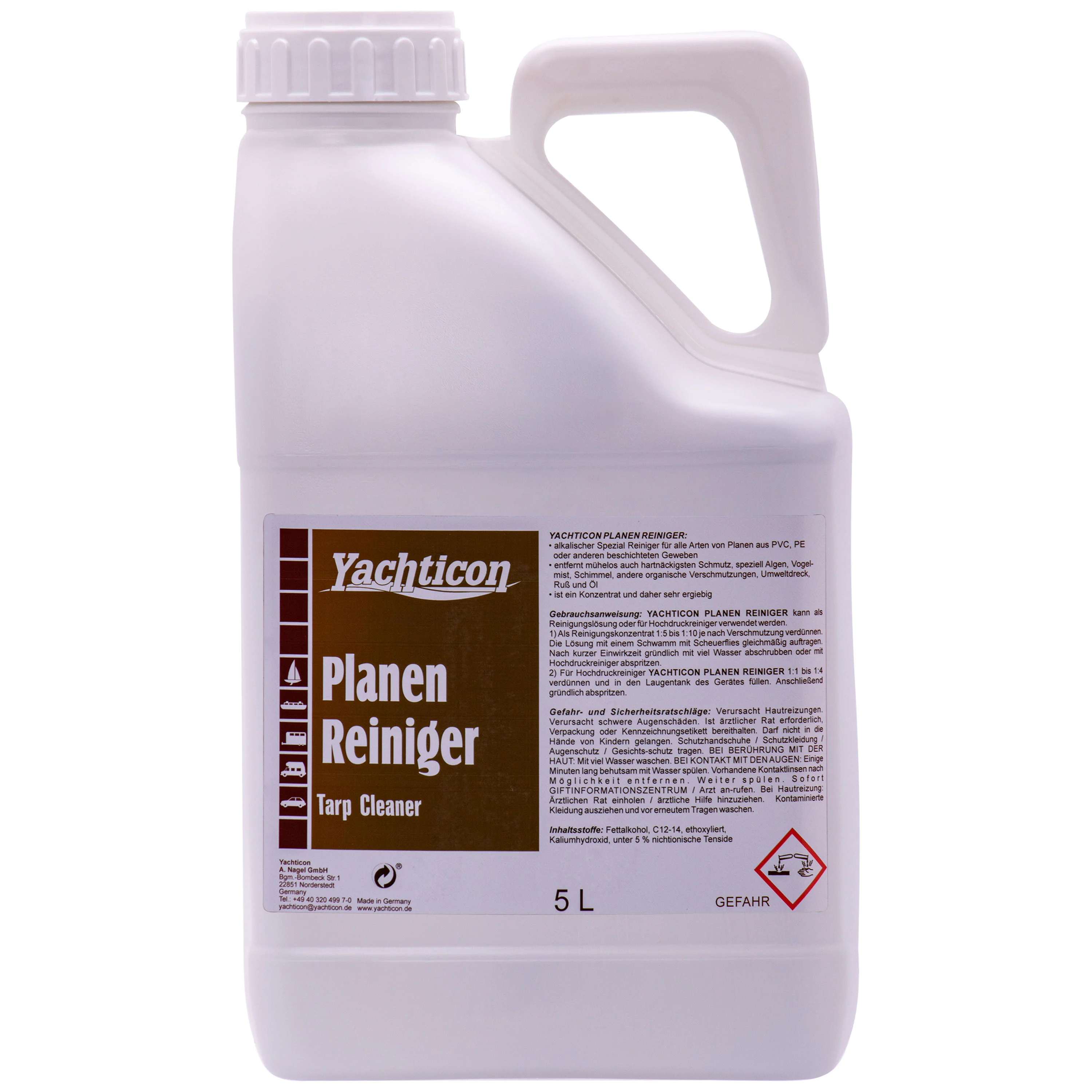 YACHTICON Planen Reiniger 5 Liter