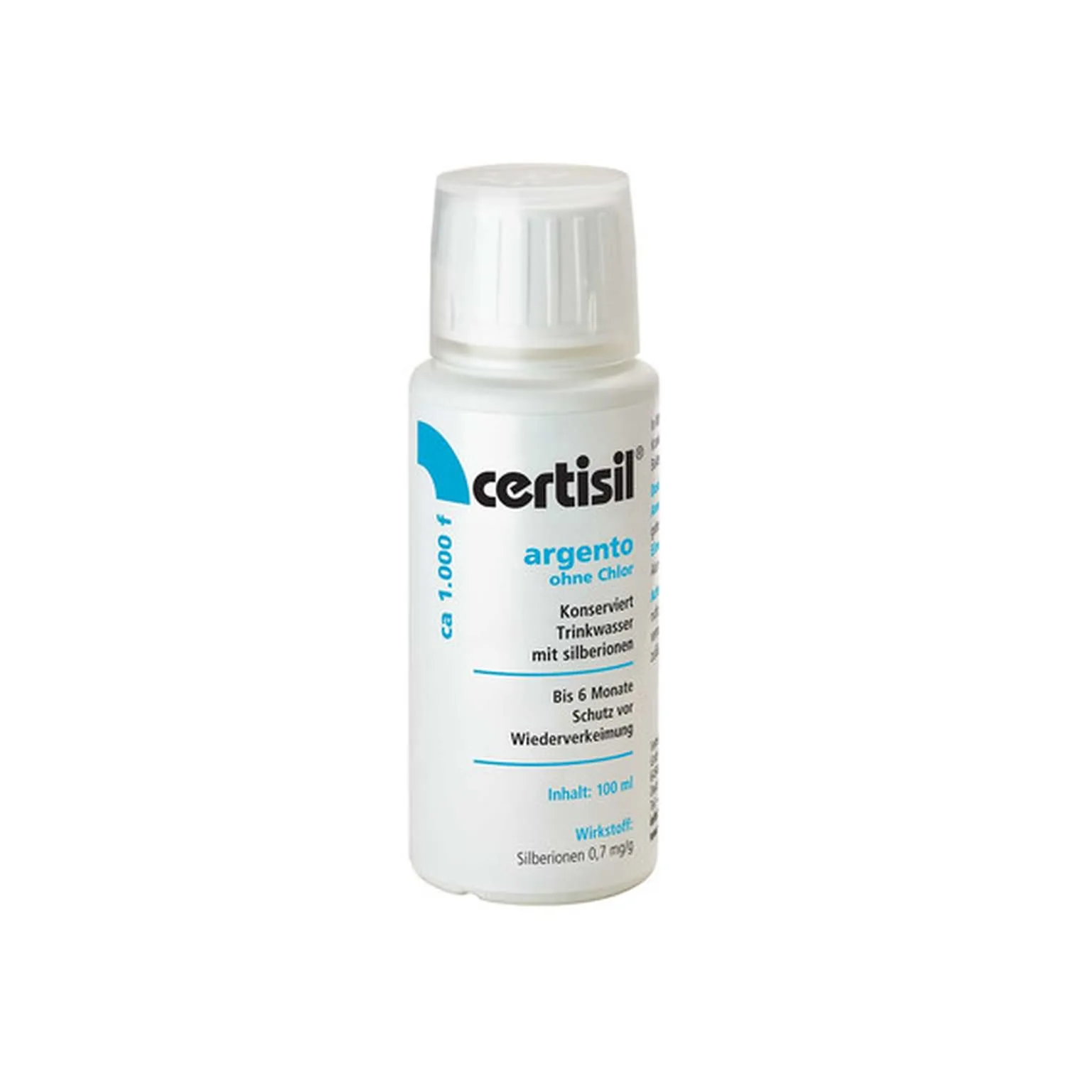 KATADYN Certisil argento CA 1000 F - 100 ml flüssig ohne Chlor