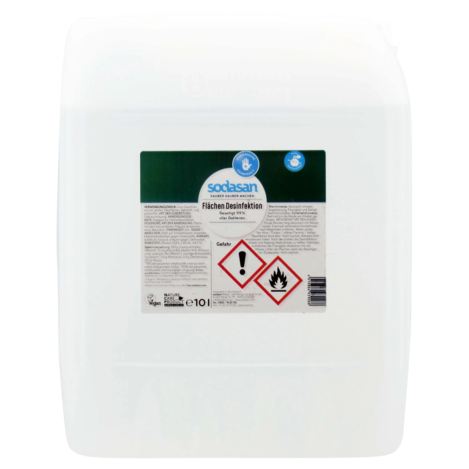 SODASAN Flächendesinfektion 10 Liter