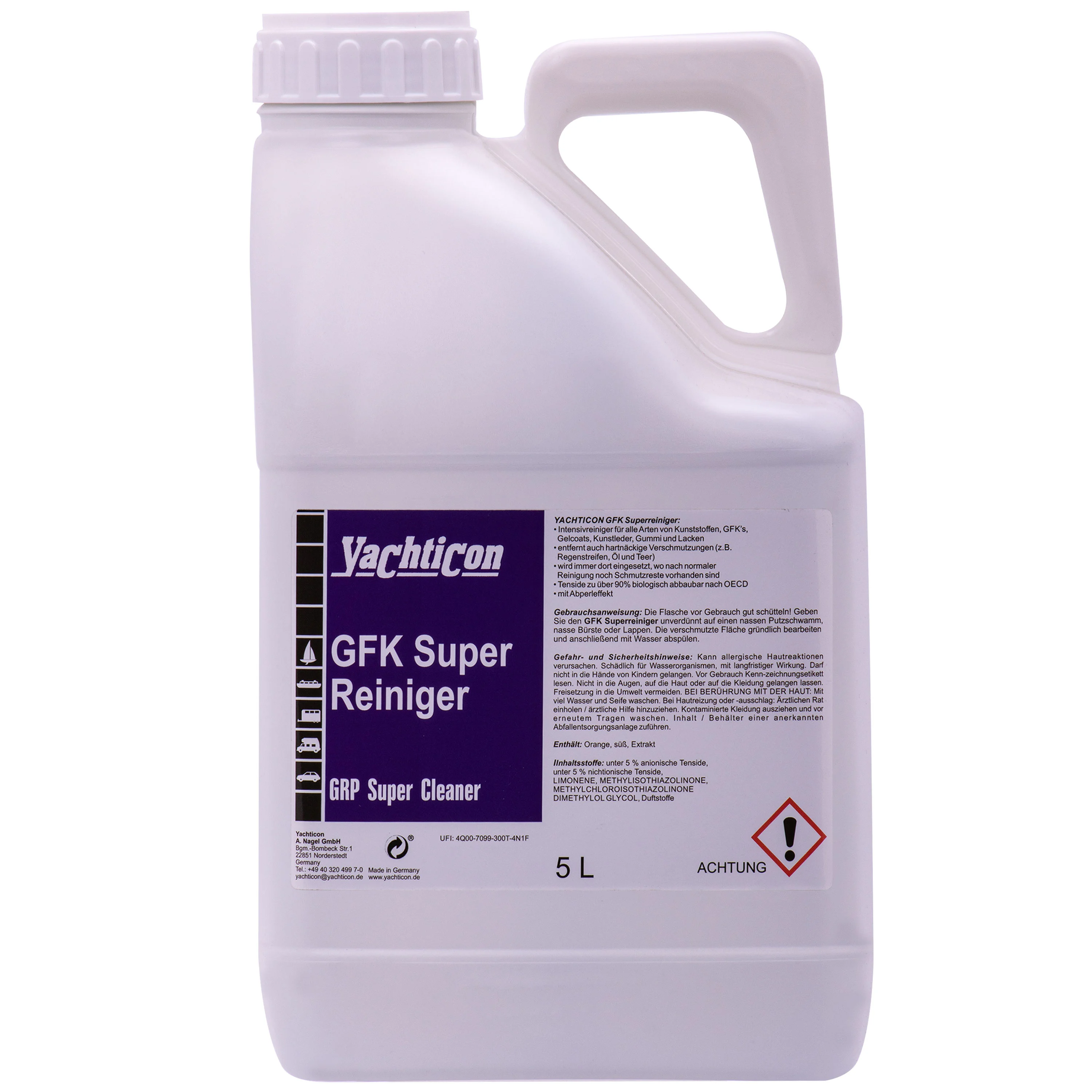 YACHTICON GFK Superreiniger 5 Liter Kanister