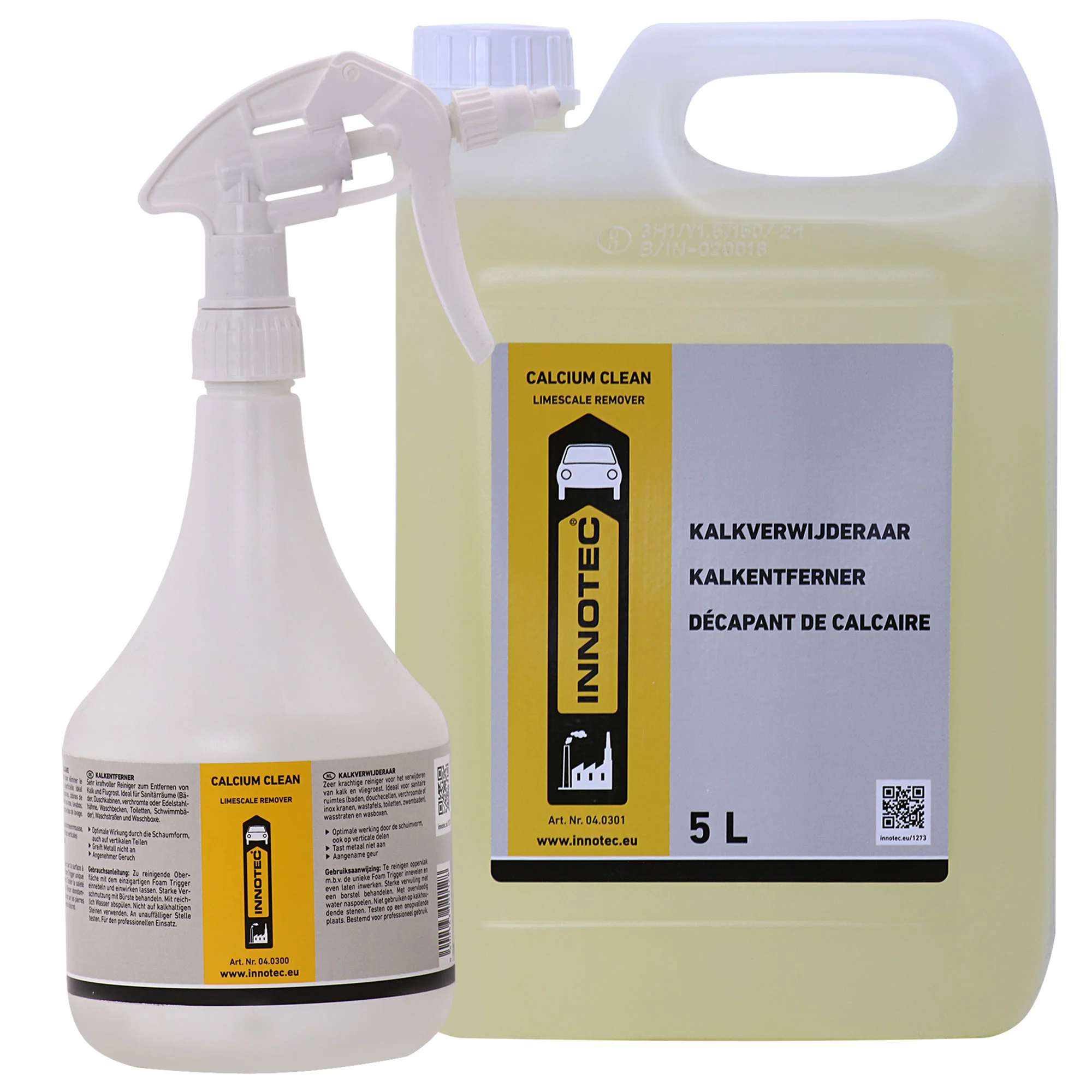 INNOTEC Calcium Clean Kalk und Rostentferner in verschiedenen Größengebinde