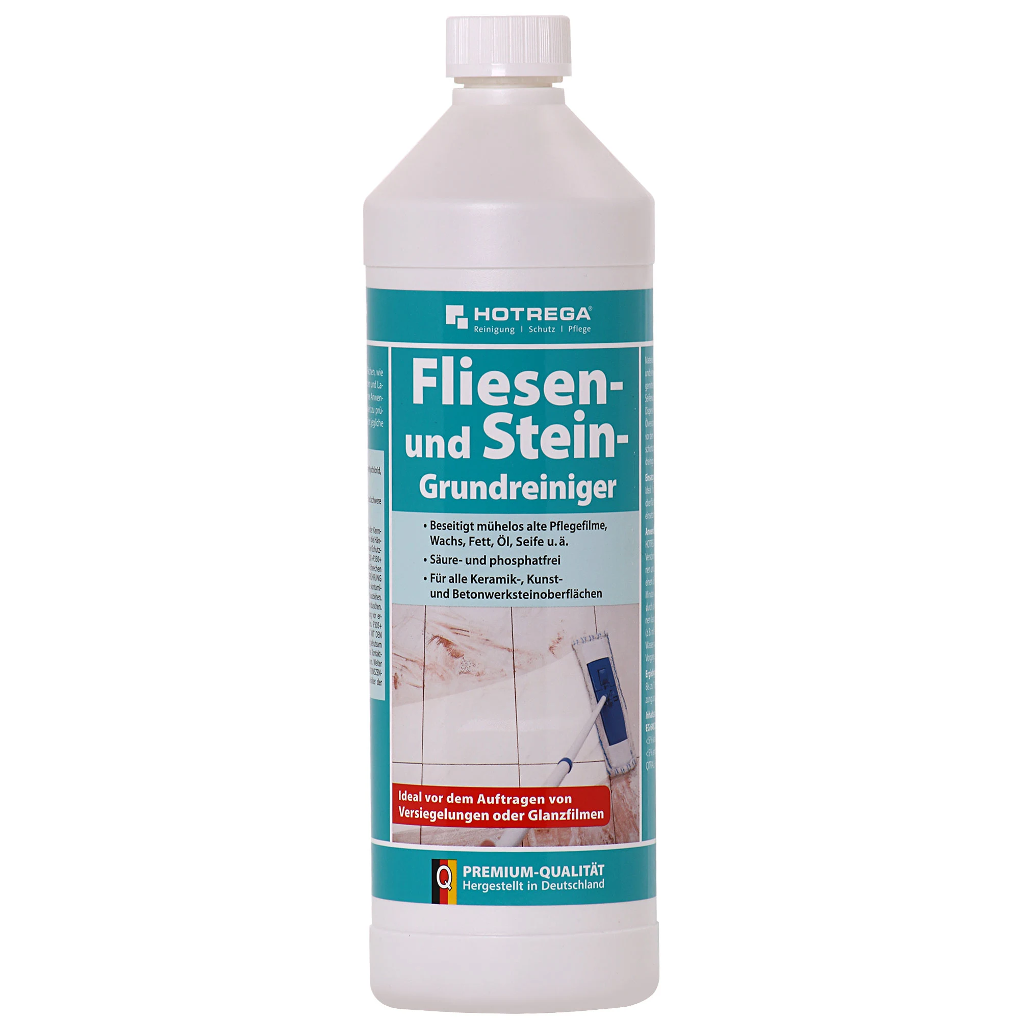 HOTREGA Fliesen und Stein Grundreiniger 1 Liter Konzentrat