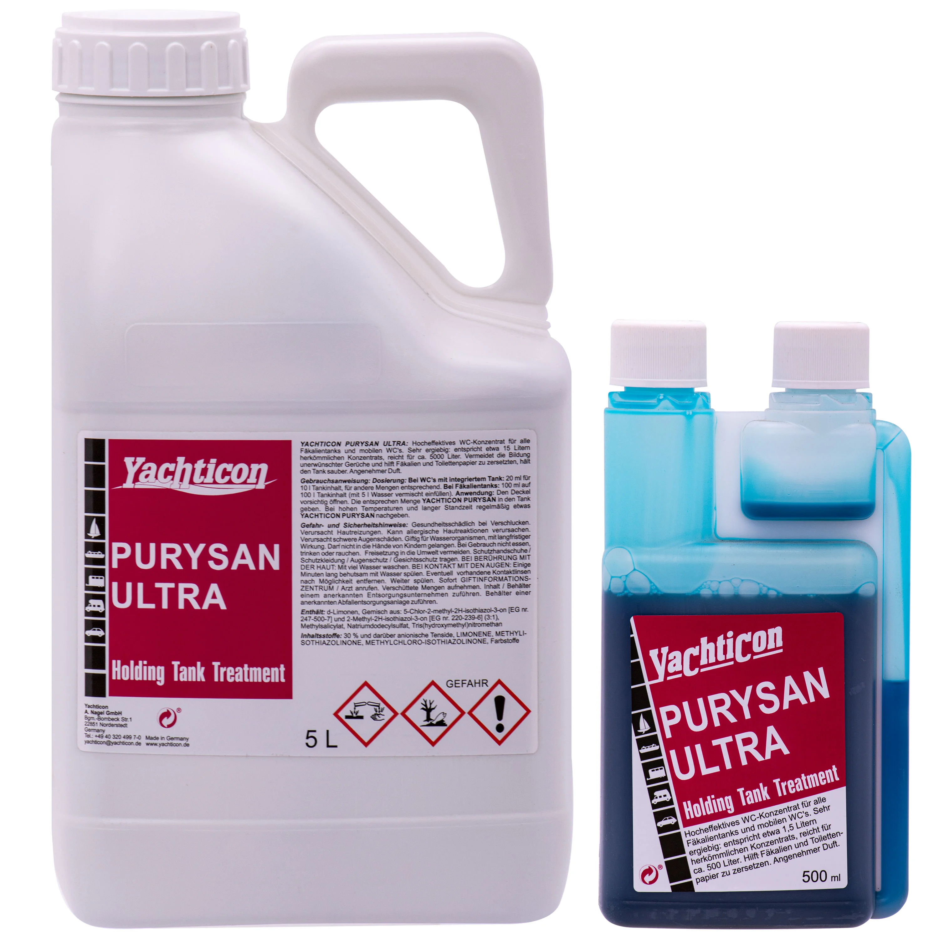 YACHTICON Purysan Ultra WC Konzentrat in verschiedenen Größengebinde