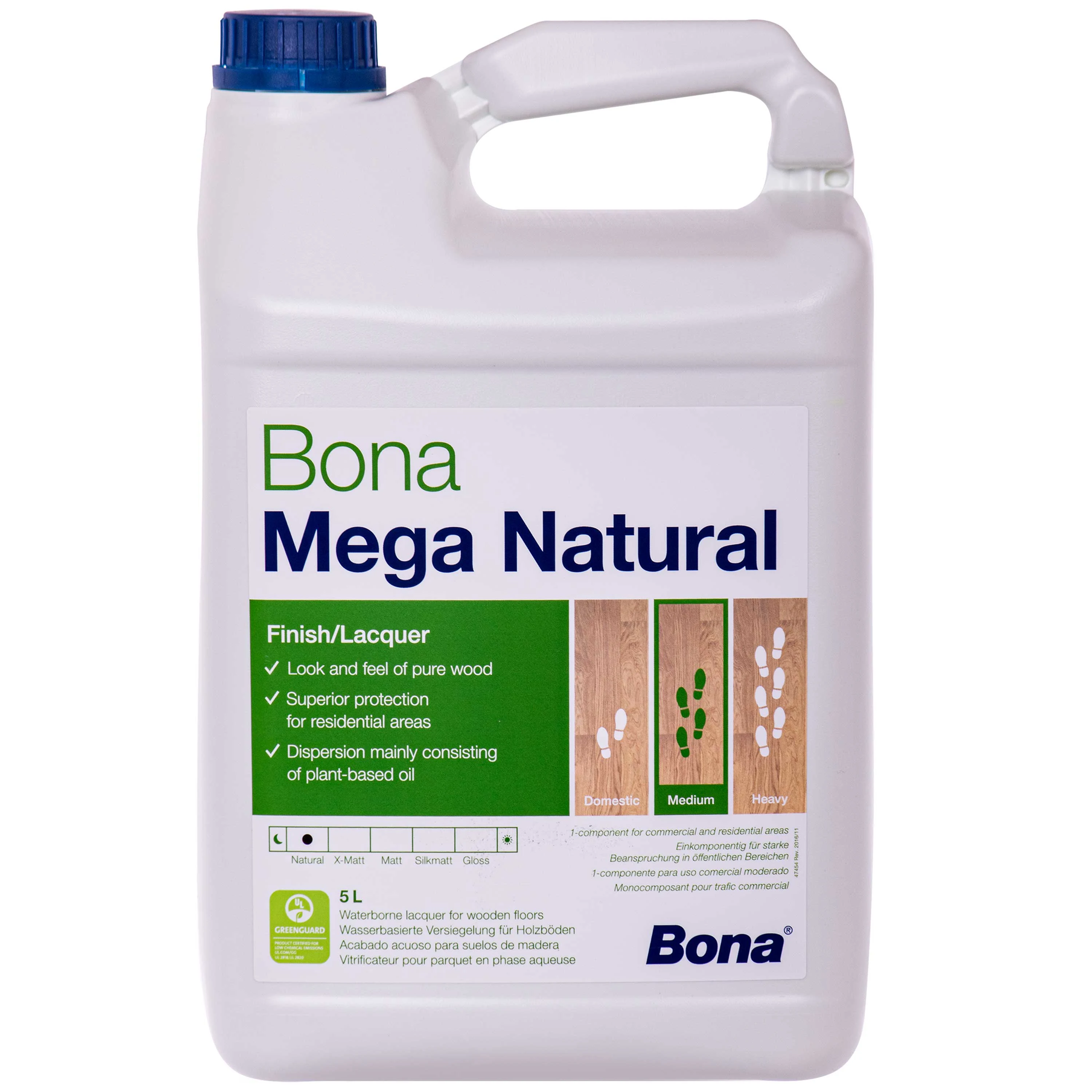 BONA MEGA Natural 5 Liter 1K ultramatt
