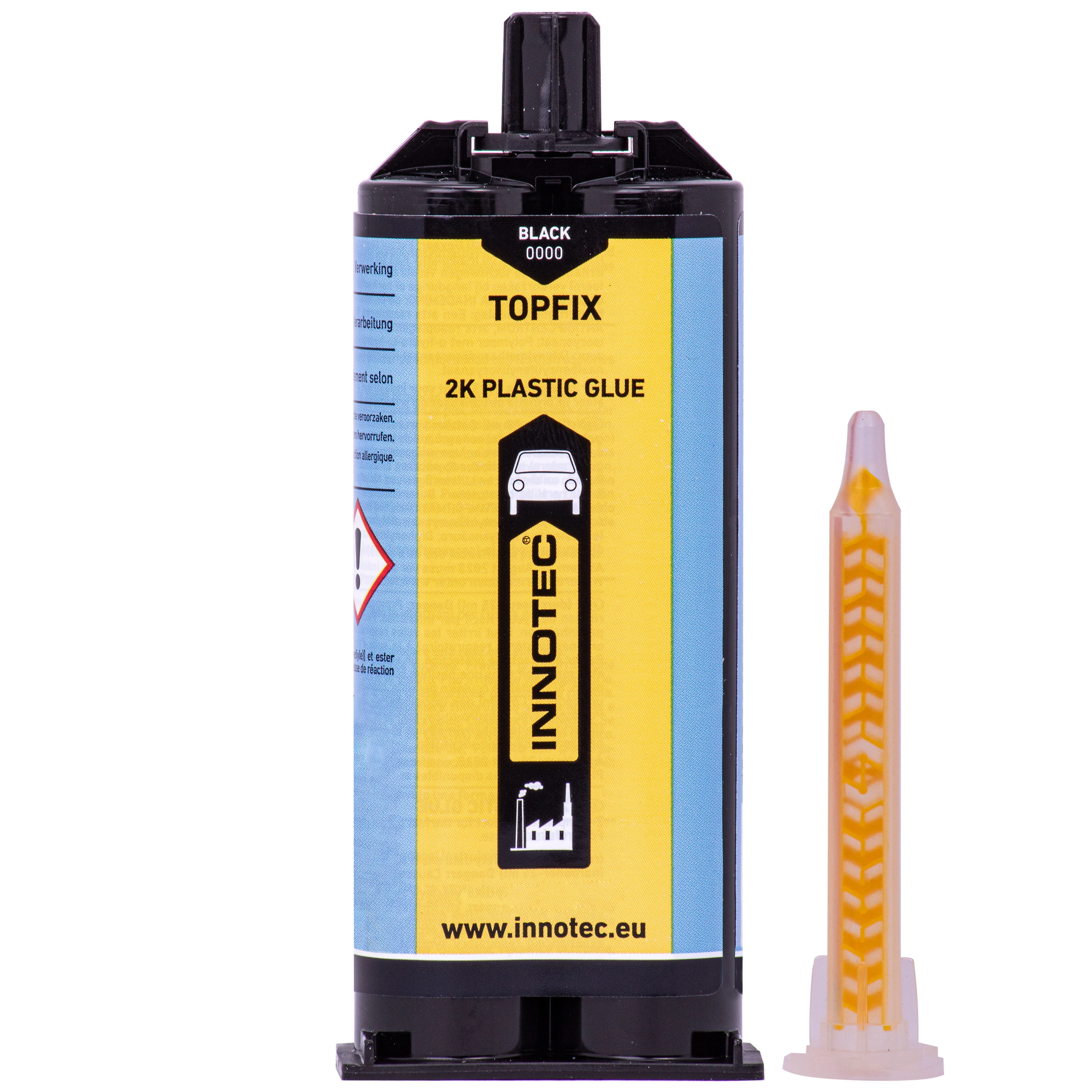 INNOTEC Top Fix 50g schwarz 2K Kleber