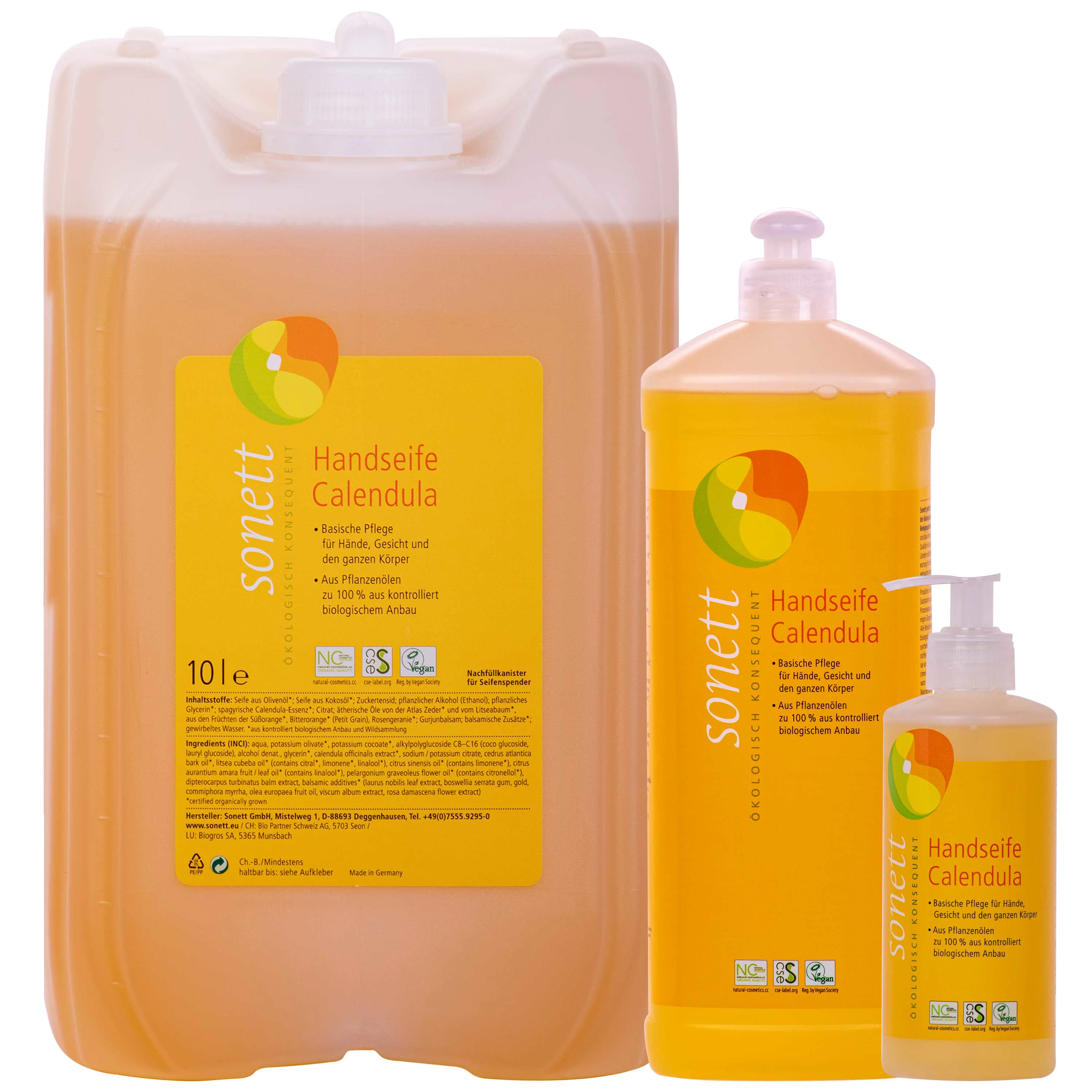 Liquid Hand Soap, Calendula, Natural, Gentle, Hand Soap Refill, Sensitive Skin, Bulk