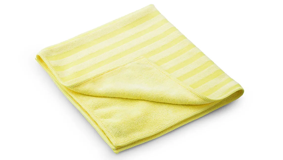MEGA Clean Borstentuch 40 x 40cm gelb 10 Stück Packung