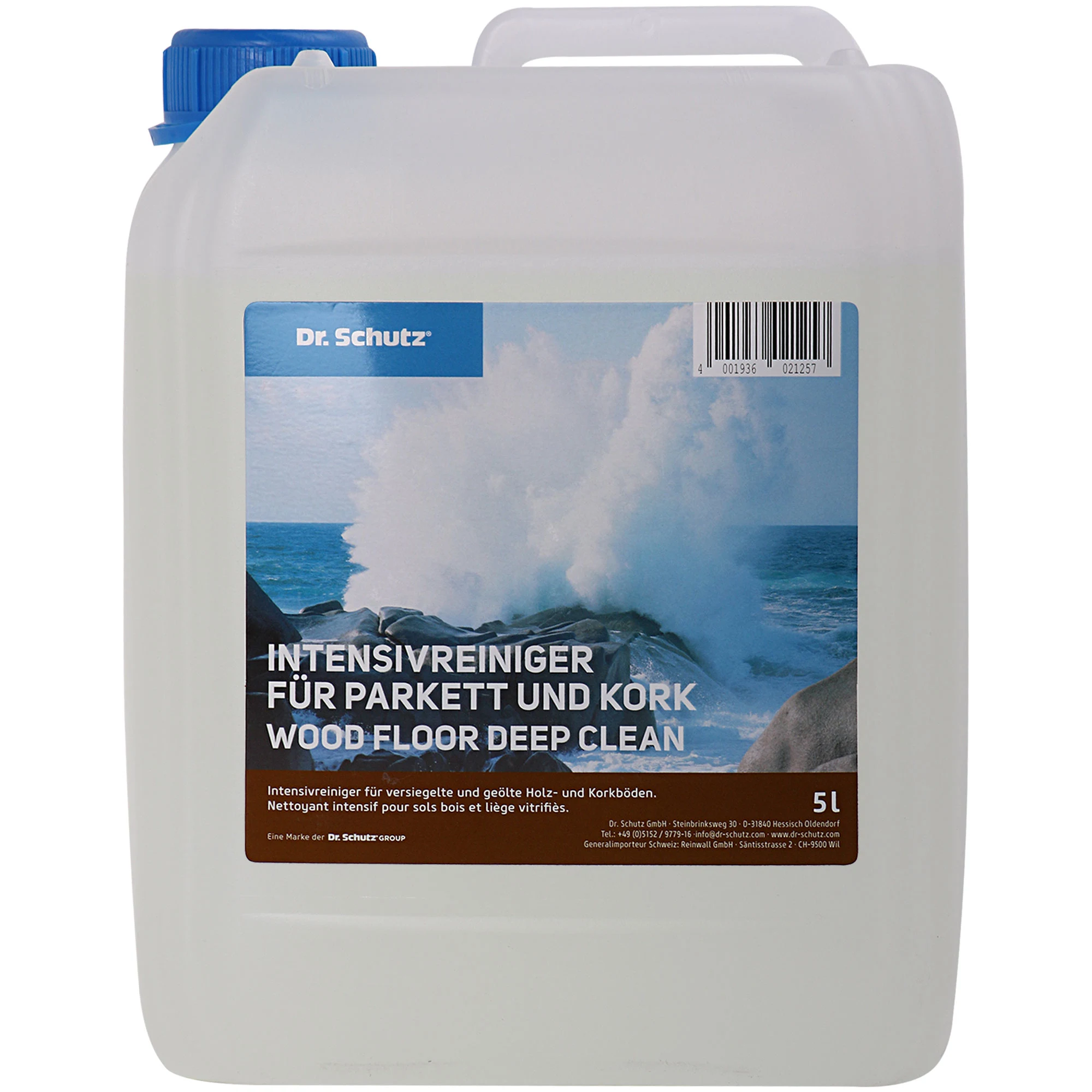 Wood Floor Cleaner, Hardwood Cleaner, Cork Floor Cleaner, Intensive Cleaner 5 Liter