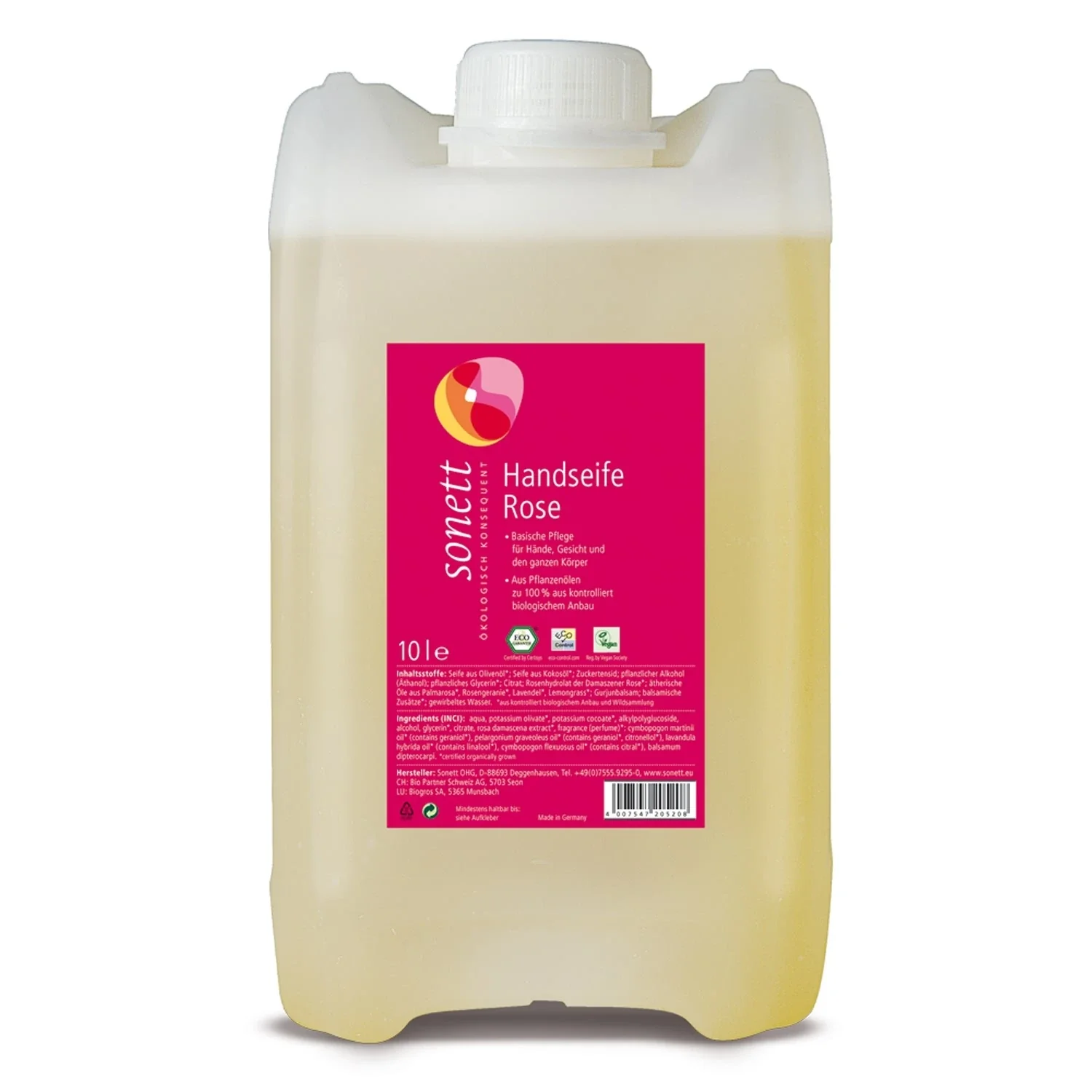 SONETT Handseife Rose 10 Liter