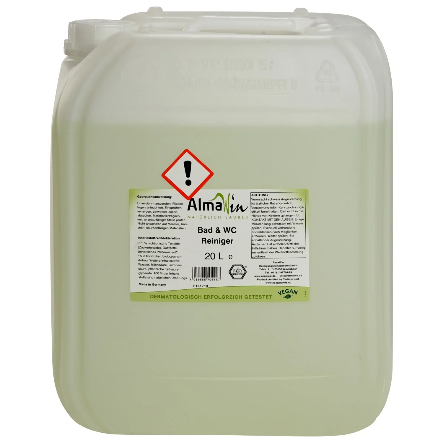 ALMAWIN Badreiniger 20 Liter